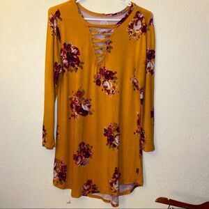 MAURICE’S 24/7 3/4 Sleeve Long Tunic Shirt